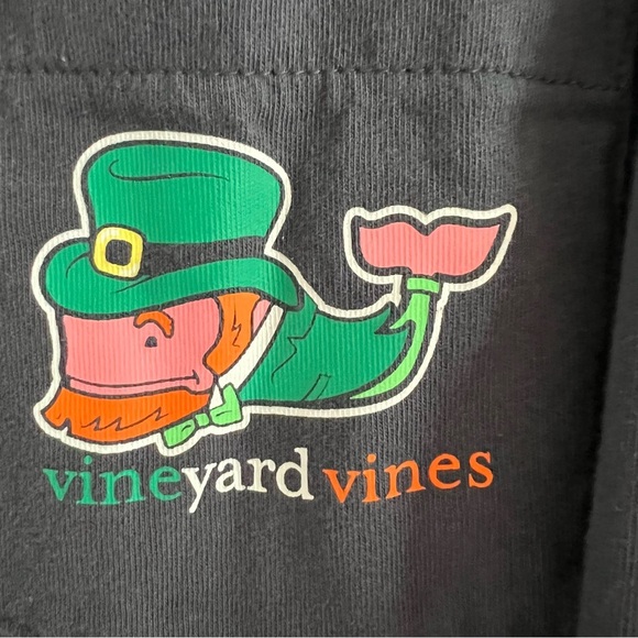 Vineyard Vines Navy St. Patrick's Day Long Sleeve Shirt Large - Picture 3 of 4